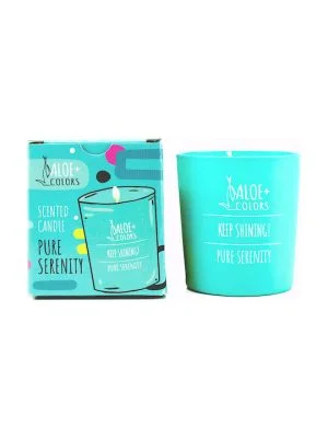 Aloe+ Colors Αρωματικό Κερί Σόγιας σε Βάζο Pure Serenity Μανόλια 220gr