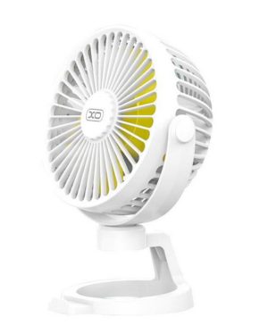 XO MF78 ΑΝΕΜΙΣΤΗΡΑΣ ΜΕ ΜΠΑΤΑΡΙΑ, 1200 mAh, 4inch, ΛΕΥΚΟ