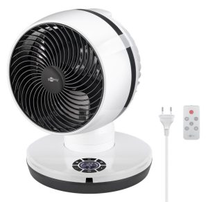 GOOBAY ανεμιστήρας δαπέδου 59515 με χειριστήριο, 23cm, 70W, λευκός