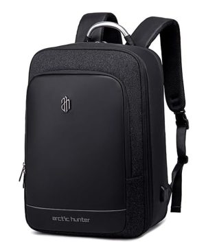 ARCTIC HUNTER τσάντα πλάτης B00227L με θήκη laptop 17", 41L, USB, μαύρη