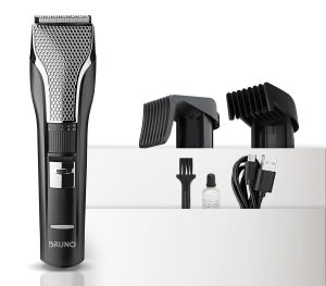 BRUNO BRN-0220 Κουρευτική μηχανή επαναφορτιζόμενη, μαύρη