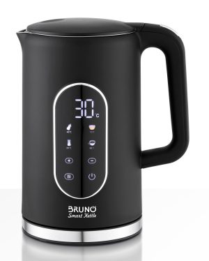 BRUNO Βραστήρας νερού προηγμένων λειτουργιών, ψηφιακός με διπλό τοίχωμα BRN-0245, 1.7L 2200W, μαύρος