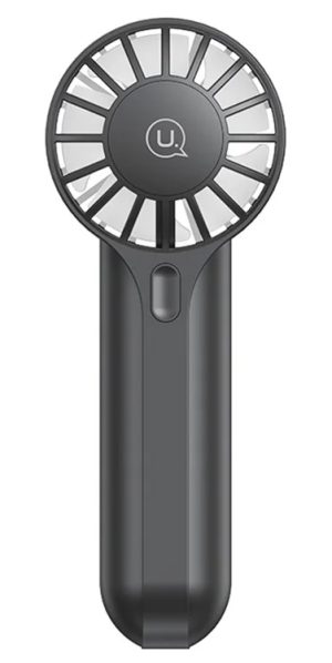 USAMS φορητός ανεμιστήρας ZB288 με 3 ταχύτητες, 1200mAh, μαύρος